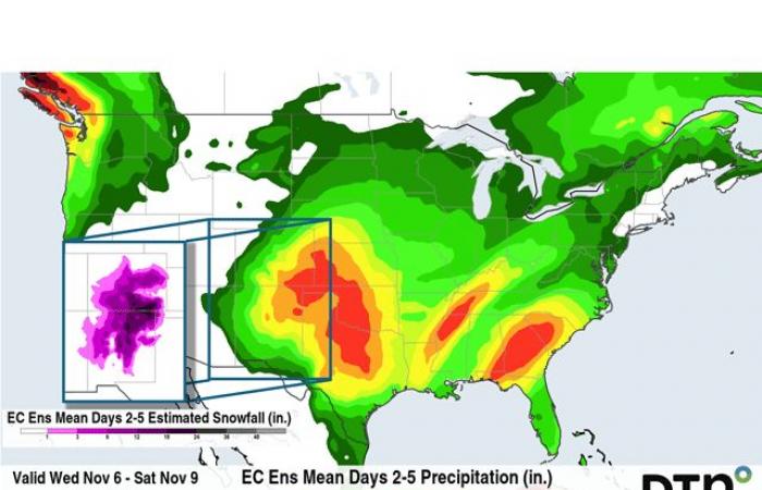 Upper-Level Low Bringing Heavy Precipitation, Potential Heavy Snow to Southwestern Plains