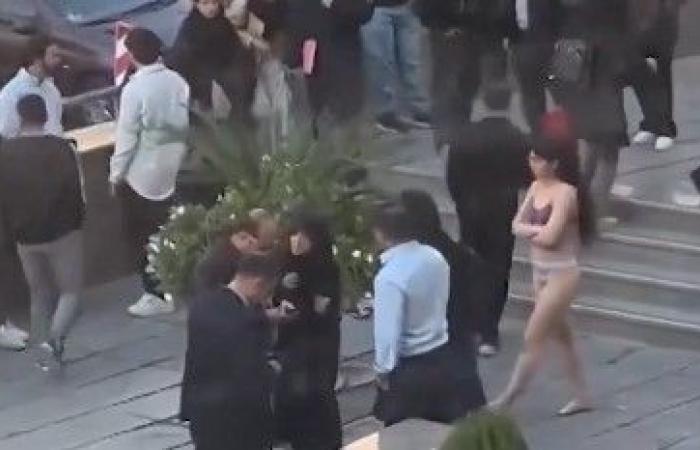 Concern over the fate of the student who undressed in public