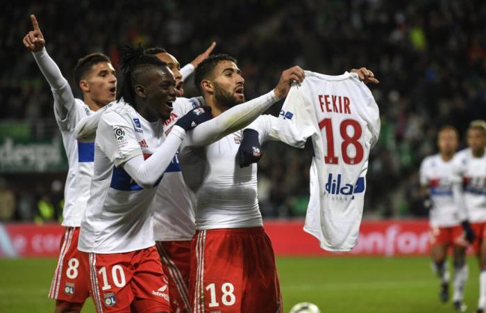 Fekir's legendary celebration during the derby is 7 years old