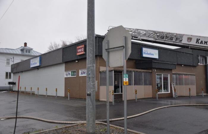 Fire at the Grocery Store in Saint-Alexandre