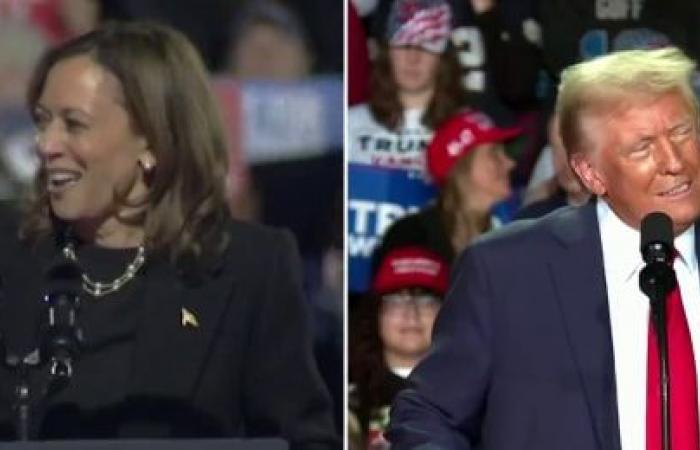 Trump, Vance cast votes as Harris returns to D.C. after final rally