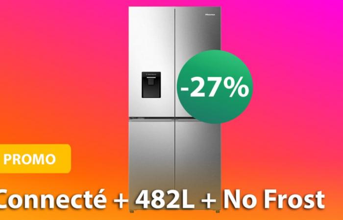 Black Friday brings down the price of this connected fridge: silent and with double doors, this American refrigerator is -27% at this well-known French merchant