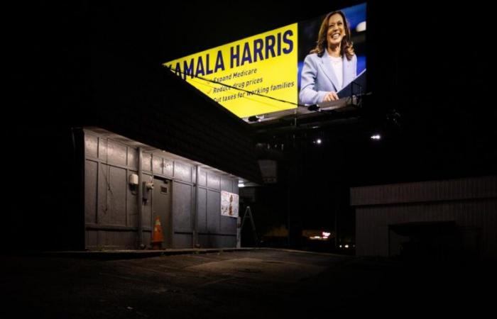 Kamala Harris and Donald Trump neck and neck in the electoral race, the Democrat in difficulty in the “swing states”