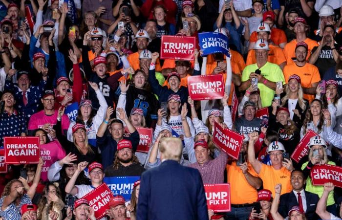 Trump says goodbye to ‘big beautiful rallies’ in last event before election