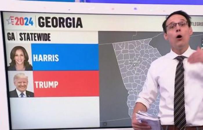 If all goes according to plan, we are going to get a ton of votes from Georgia very fast