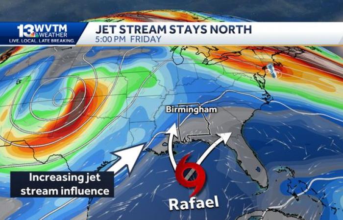 Breezy weather brings a chance of showers into Alabama’s forecast