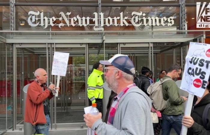 New York Times tech worker strike stretches into Election Day