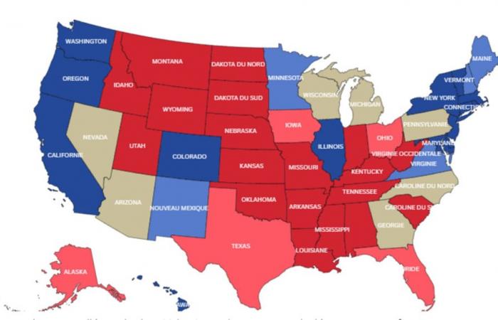 American presidential election: the map to understand how Donald Trump or Kamala Harris can win the election