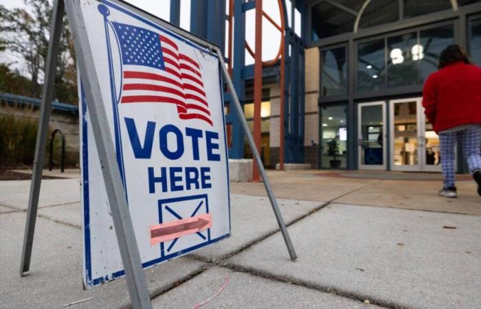 Trump Dismisses Election Day Violence as Polling Places Receive Bomb Threats