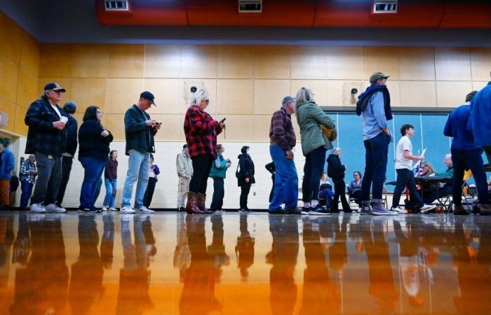 Polls close in some states; turnout high in Maine all day