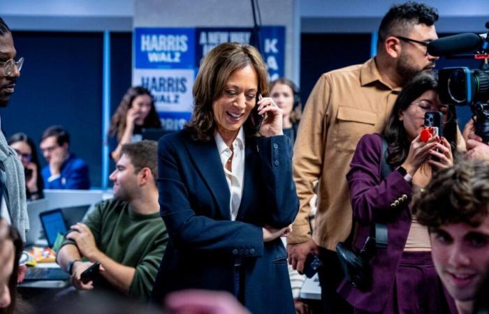 Kamala Harris calls a voter to encourage him to vote and the exchange is hilarious