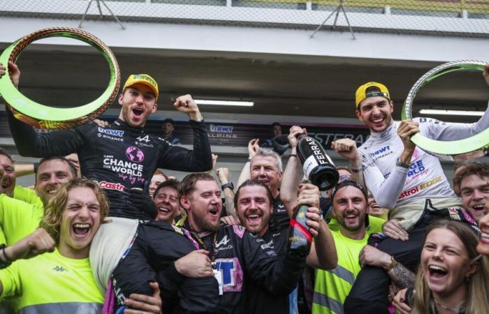 he bets one euro on the podium of Pierre Gasly and Esteban Ocon and wins 125,000 euros