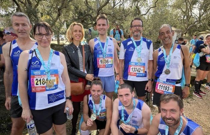 Running: the colors of Athletics Lozère in Narbonne, Marseille-Cassis and even Venice