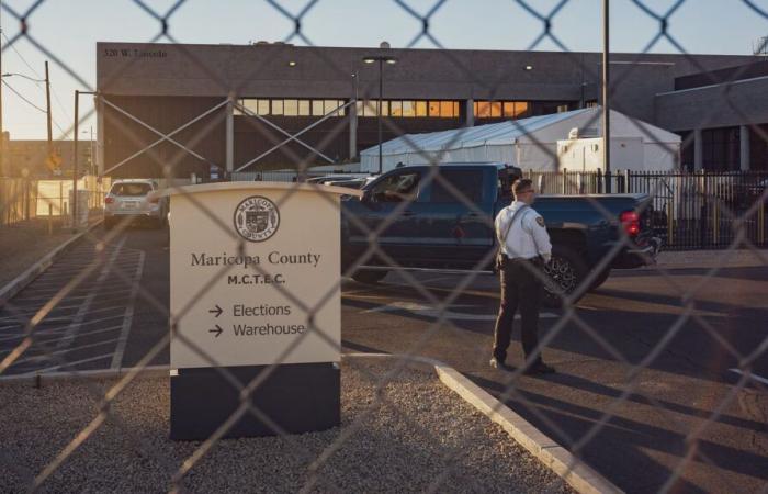 in Arizona, security at polling stations strengthened to avoid overflows