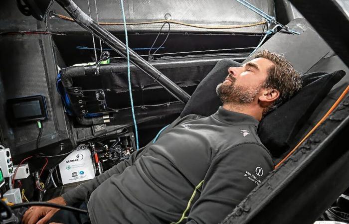 Boris Herrmann, a skipper in ghost mode before the start of the Vendée Globe