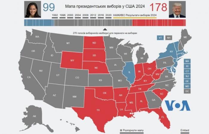 In the United States, polling stations were closed in most states: the first election results became known