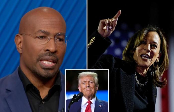 Van Jones admits on left-leaning CNN he is ‘nervous’ about Kamala Harris’ chances