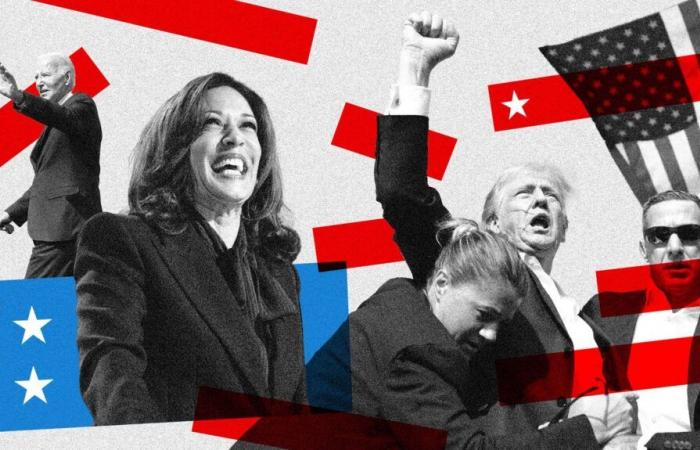 Attack against Donald Trump, abandonment of Joe Biden, entry into the running of Kamala Harris… Six key moments of the campaign for the American presidential election