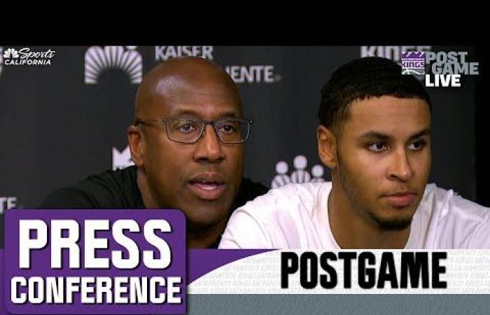 Keegan Murray and Mike Brown recap Kings’ 111-110 win over Miami Heat Monday at Kaseya Center.