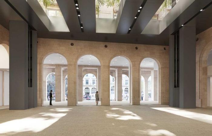 a new place entirely dedicated to contemporary art will soon open its doors opposite the Louvre