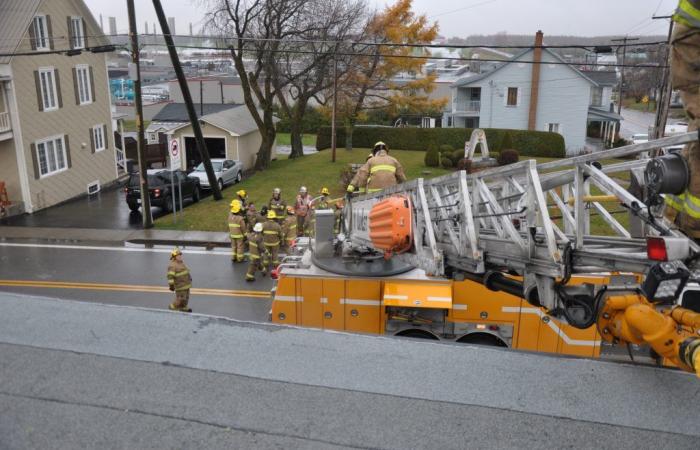 Fire at the Grocery Store in Saint-Alexandre