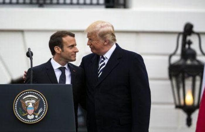 Donald Trump leads the American presidential results, Emmanuel Macron congratulates him on his victory