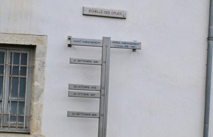 After the devastating floods in Haute-Loire, flood markers to remember and prevent