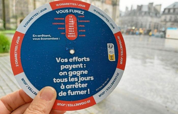 In Quimper, free kits to stop smoking