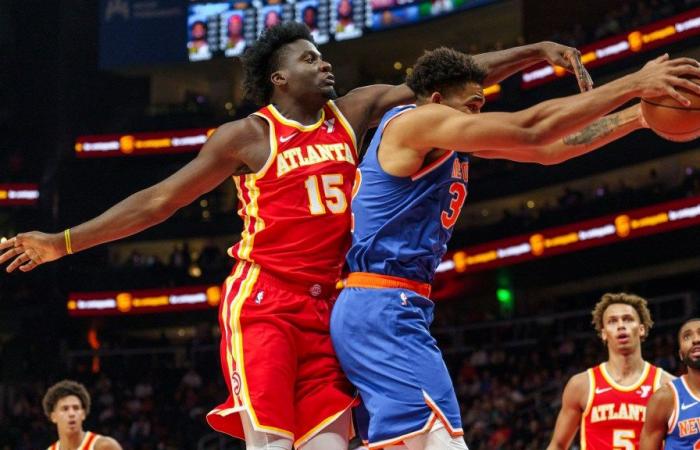 Knicks drop 2nd in a row with 121-116 loss to Hawks