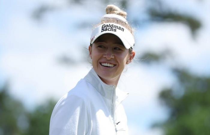 Nelly Korda voted golfer of the year three tournaments before the end of the season