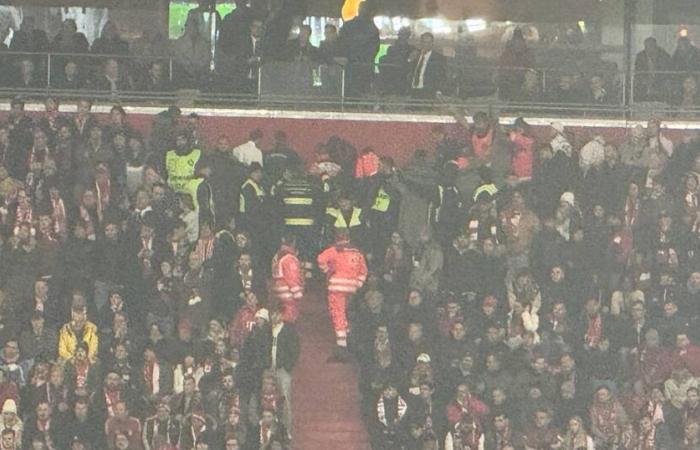 Emergency at Bayern game!