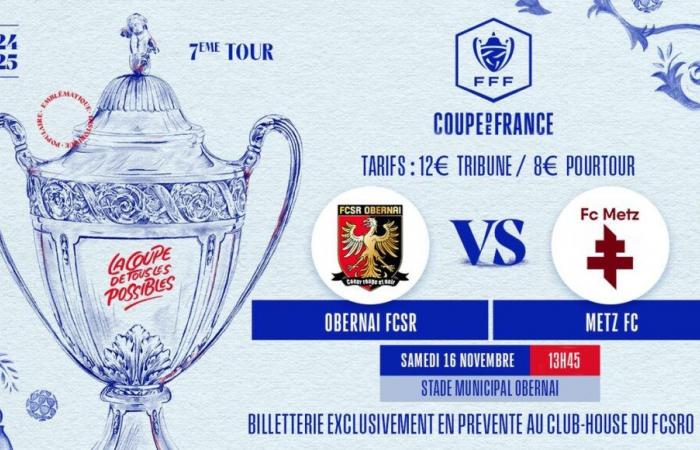 Coupe de France: how to watch the match between FCSR Obernai (R2) and FC Metz?