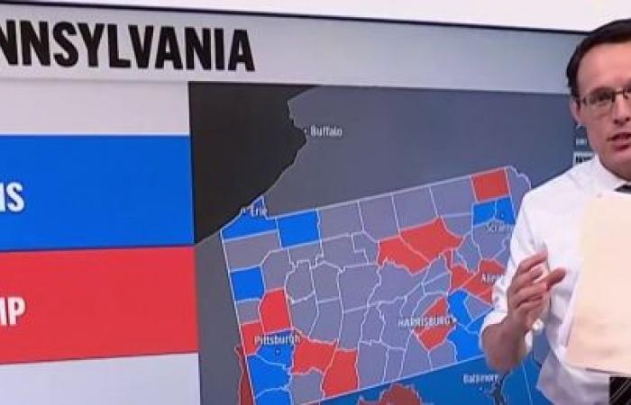 MSNBC coverage of Election Night 2024