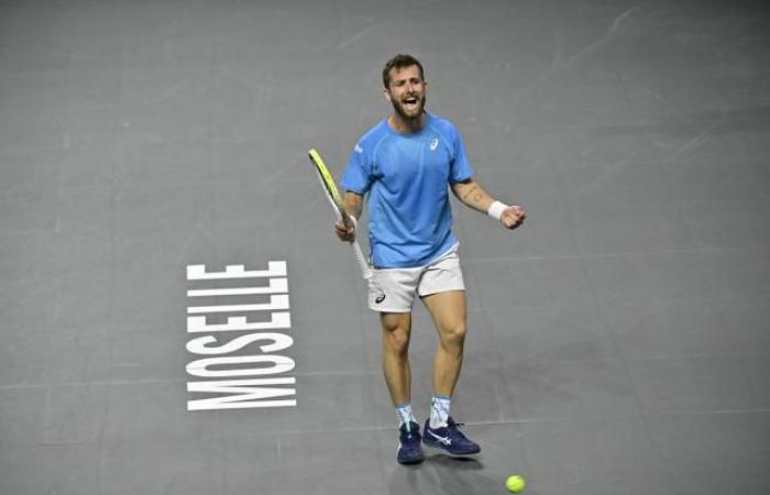 Corentin Moutet already in the semi-finals in Metz