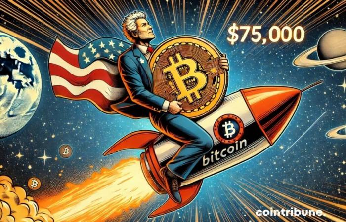 Trump propels Bitcoin beyond $75,000