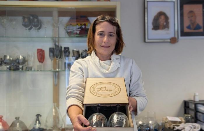 The Roumazières glass engraver selected at the Made in France fair in Paris