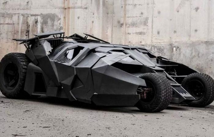 The Batmobile from the film “The Dark Knight” for sale