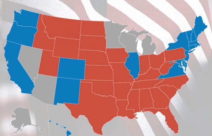 find all the results live, state by state