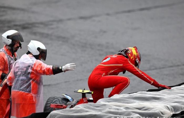 Formula 1 | Sainz failed to tame his Ferrari SF-24 in the wet this year