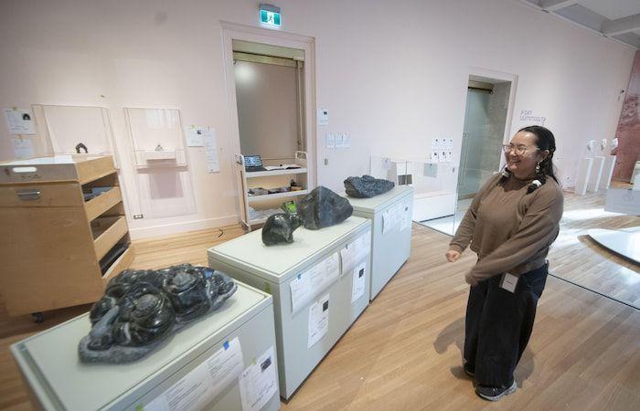 Behind the scenes of the new Inuit art gallery at the Montreal Museum of Fine Arts