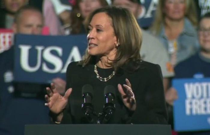 What states does Kamala Harris need to win?