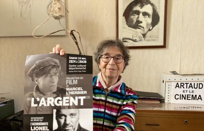 Rodez. A meeting between Artaud and Suarez on the big screen