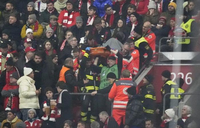 Fan’s death overshadows Bayern’s win in Champions League as fans refrain from singing