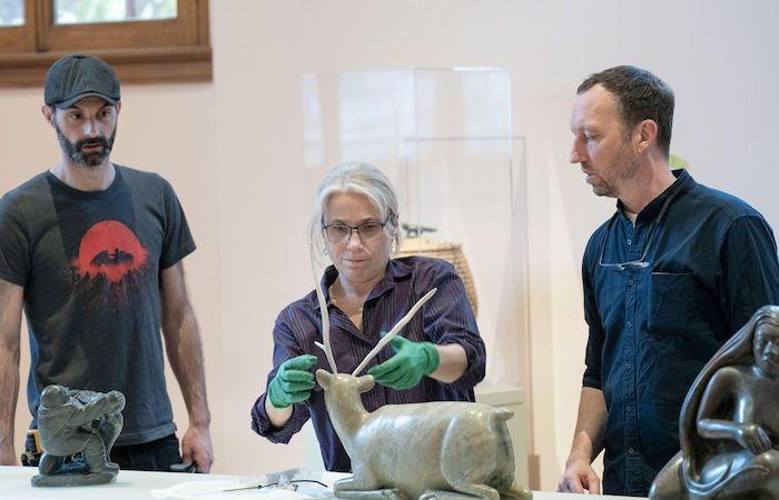 Behind the scenes of the new Inuit art gallery at the Montreal Museum of Fine Arts