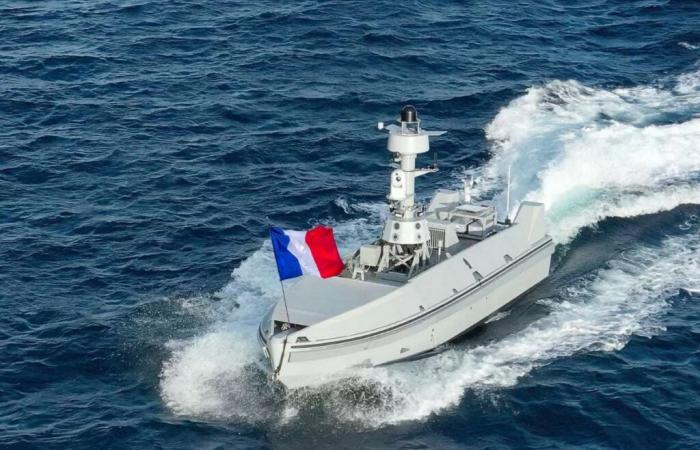 This colossus of French armament strikes a big blow at the last Euronaval show with this USV which promises flexibility never before seen at sea