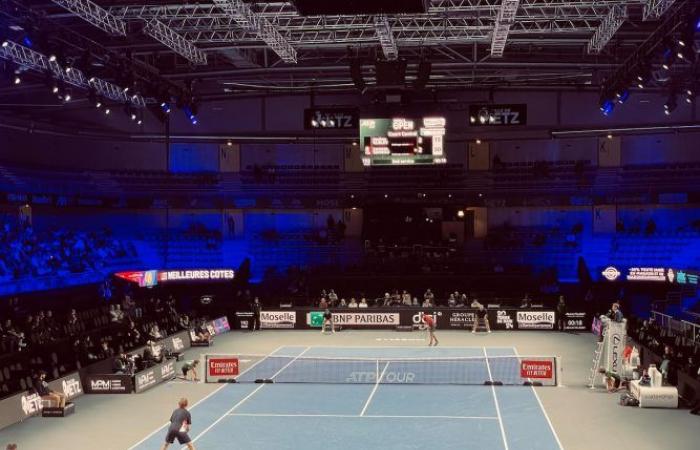 we spent a sporting day at the Moselle Open in Metz