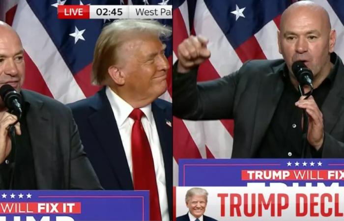 People seriously confused as Dana White addresses Florida supporters as Trump declares himself president – US News