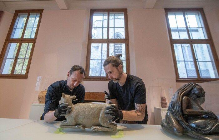 Behind the scenes of the new Inuit art gallery at the Montreal Museum of Fine Arts