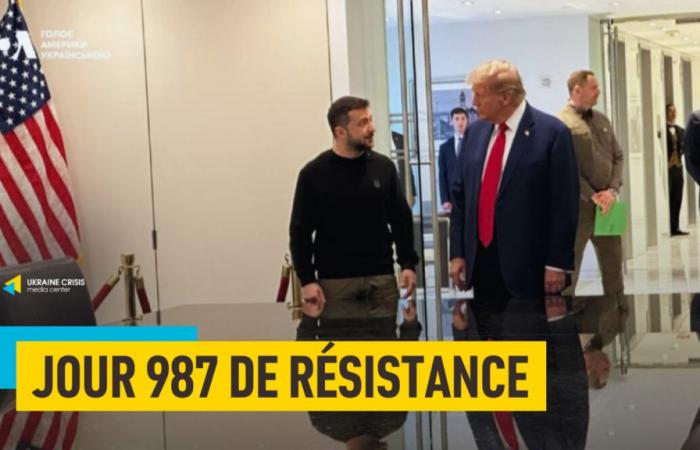 Day 987 of resistance: Zelensky congratulates Trump on his victory in the US elections