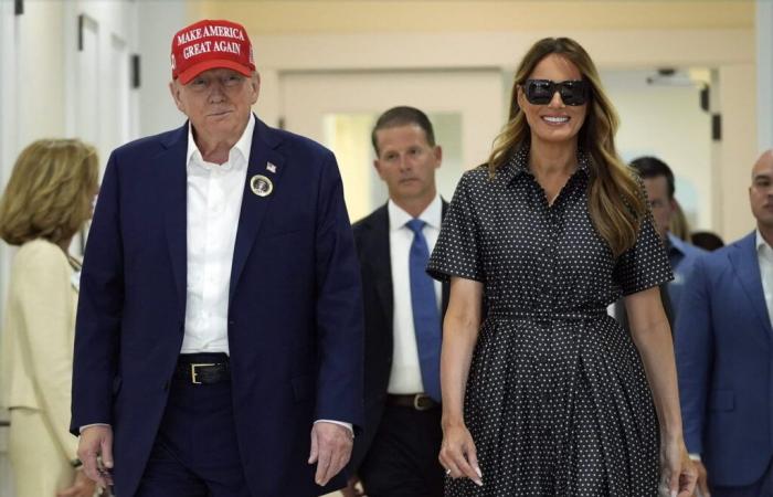 Donald Trump, accompanied by a Melania lookalike on voting day? “What breaks the deadlock is…”